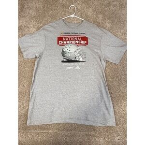 Adidas North‎ Texas 2015 National Championship Tee Mens Large Gray Shirt